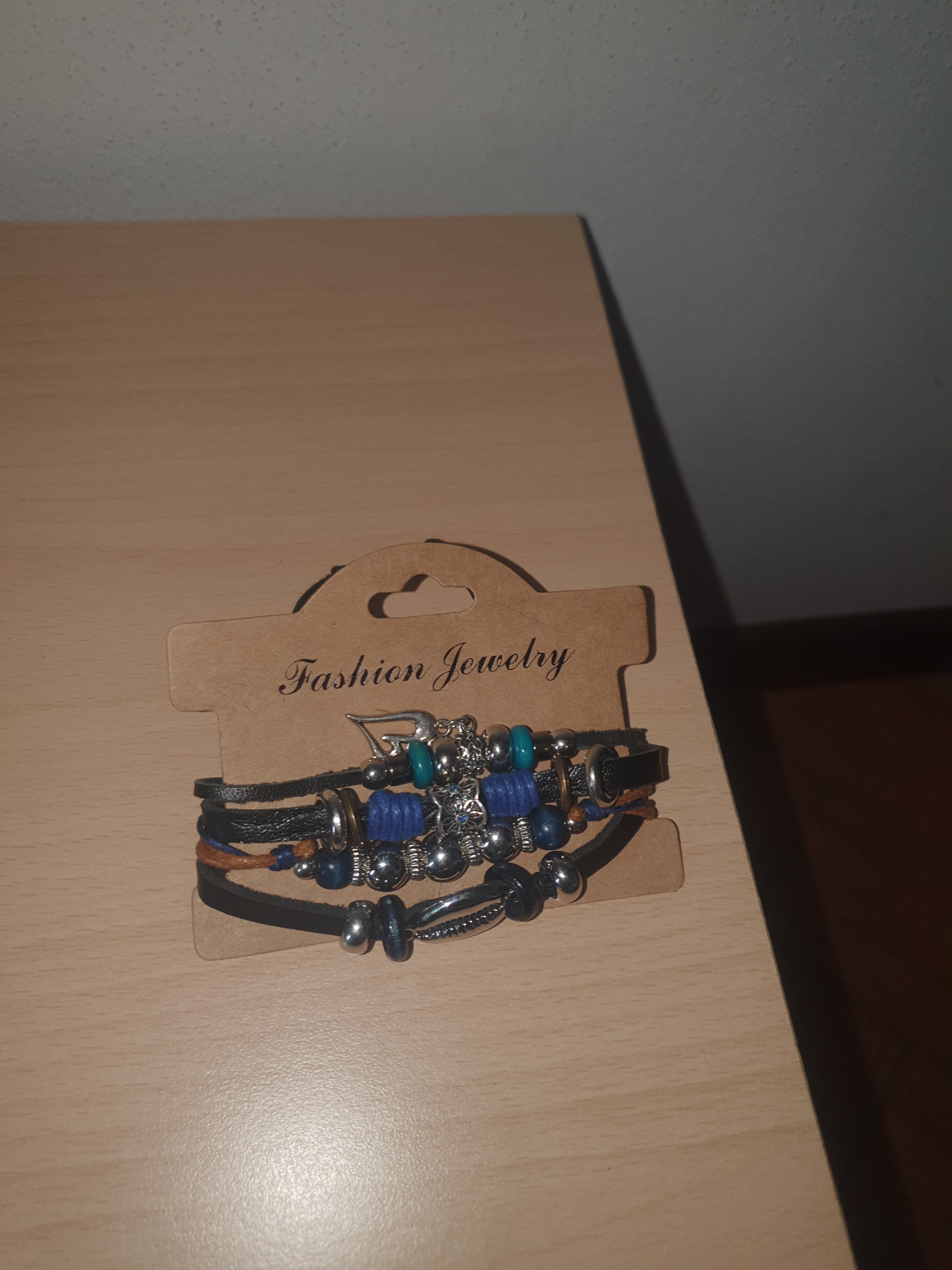 Bracciale Multi-Filo Skull & Turchese Blue
