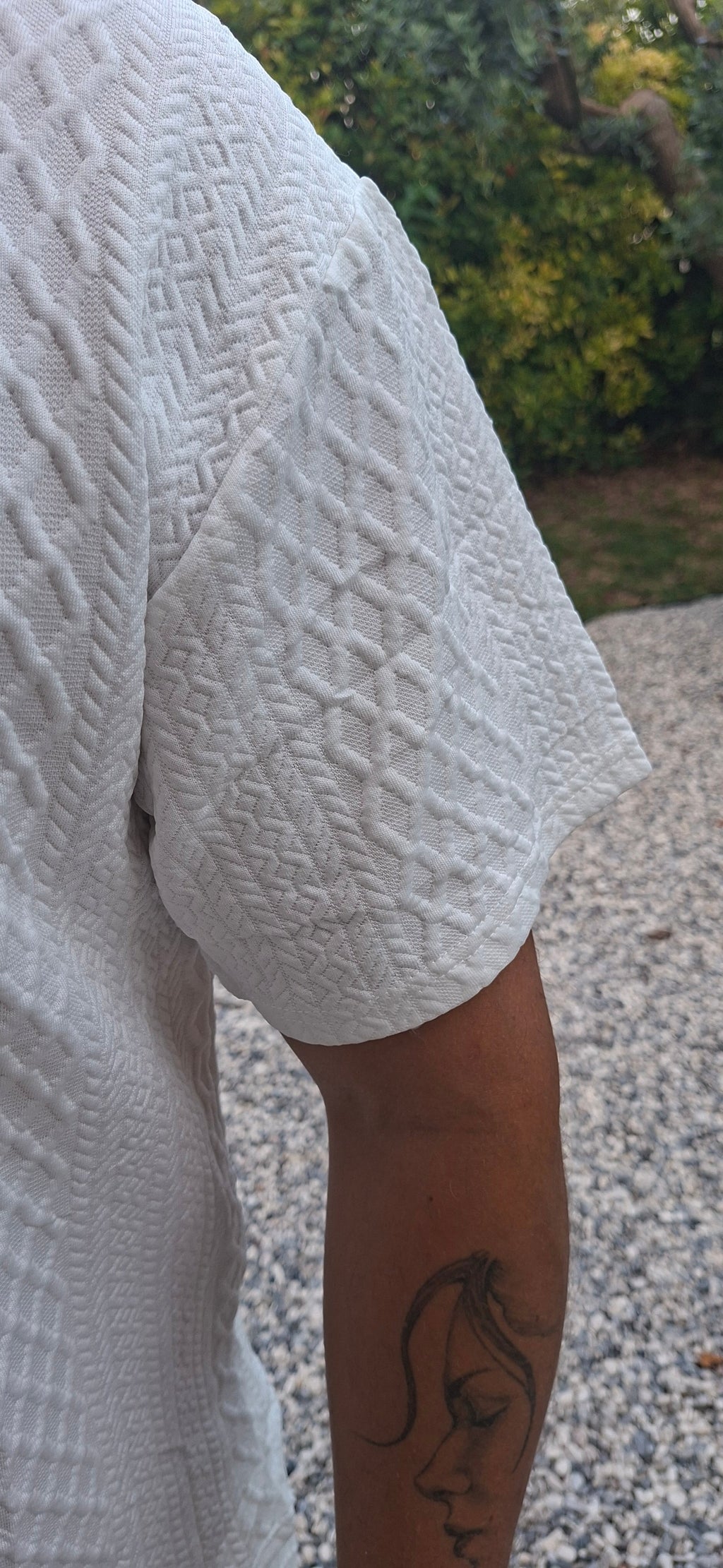 Completo Coordinato T-Shirt Jacquard + Shorts