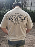 T-Shirt EK STYLE Logo Vintage Washed