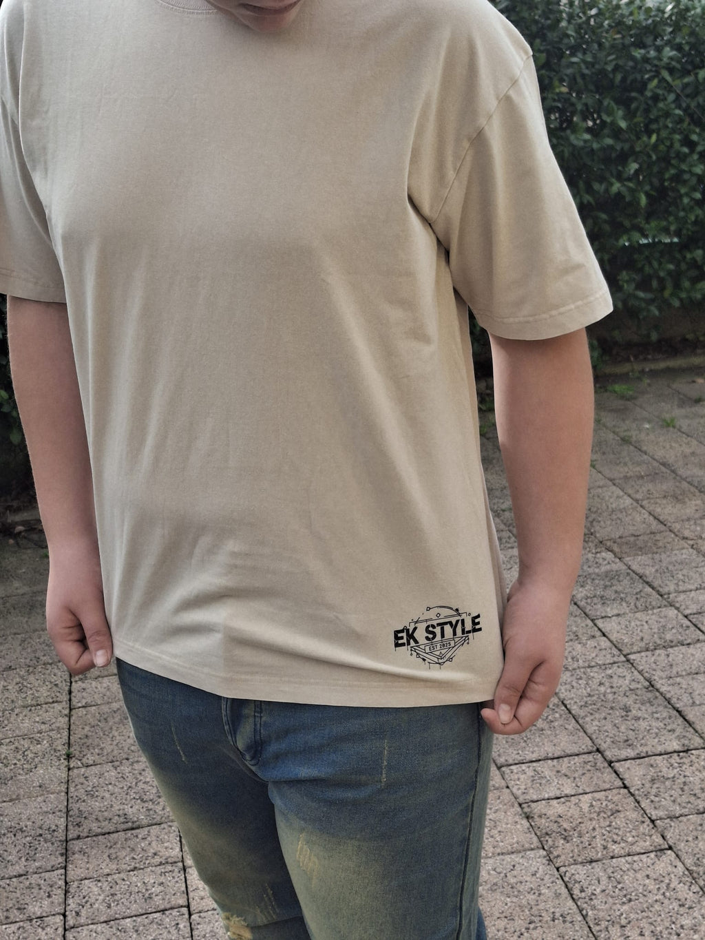 Jeans Uomo Effetto Vintage Destroyed - Lavaggio Chiaro