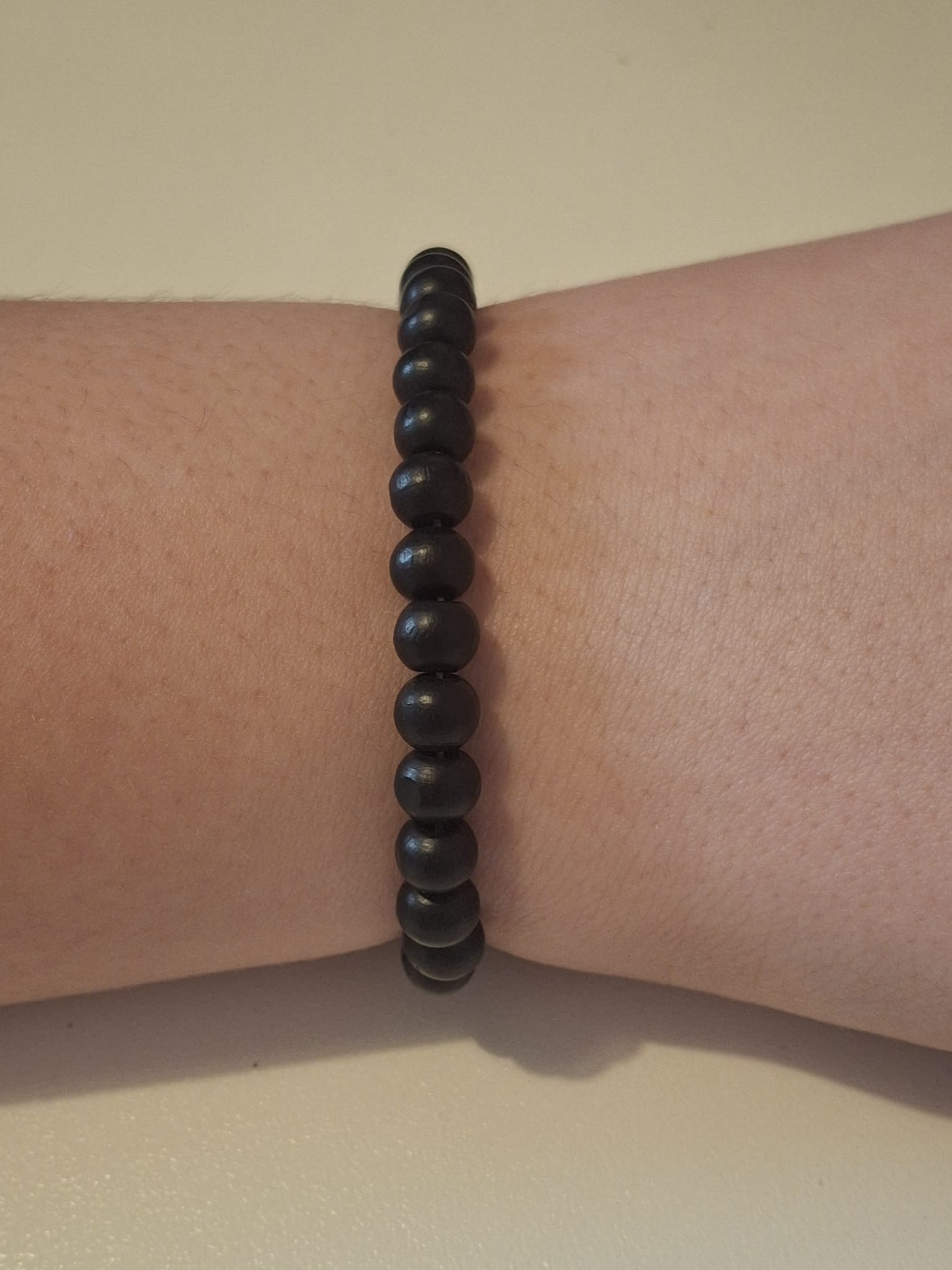 Set da 6 Bracciali Neri in Pelle Intrecciata