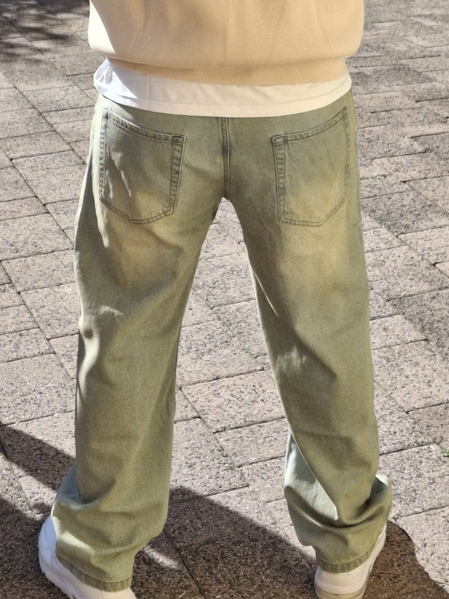 Jeans Baggy Tie-Dye Azzurro Cielo Oversize