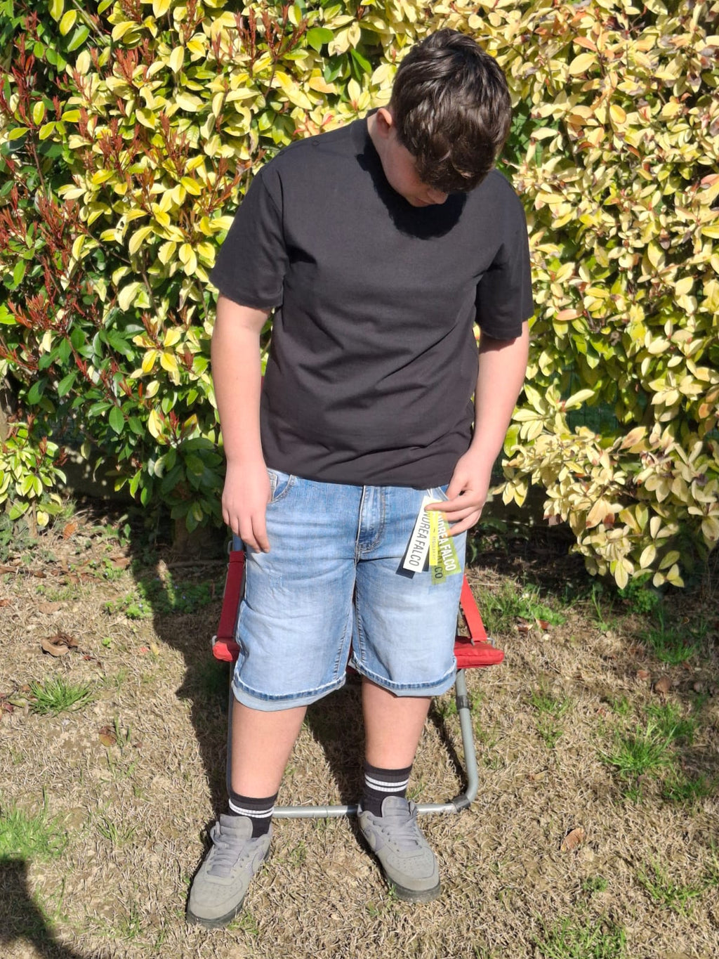 Bermuda Jeans Denim Wash - Azzurro