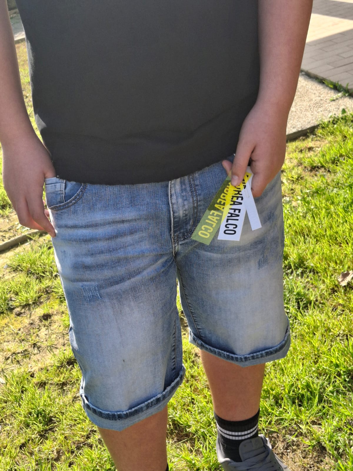 Bermuda Jeans Denim Wash - Azzurro