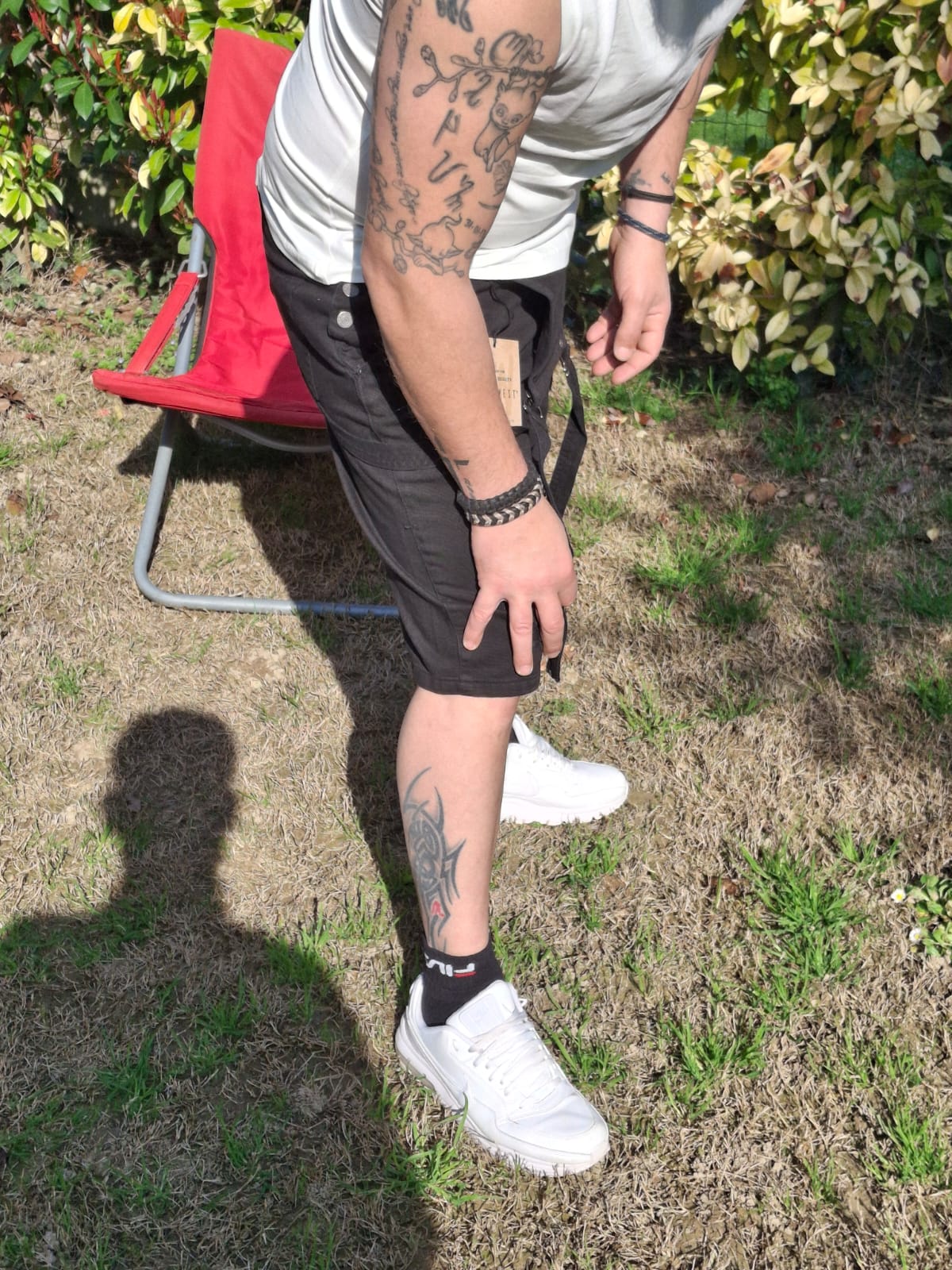 Salopette Jeans Nera - Denim 100%