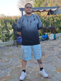 T-Shirt Oversize Gradient Splash