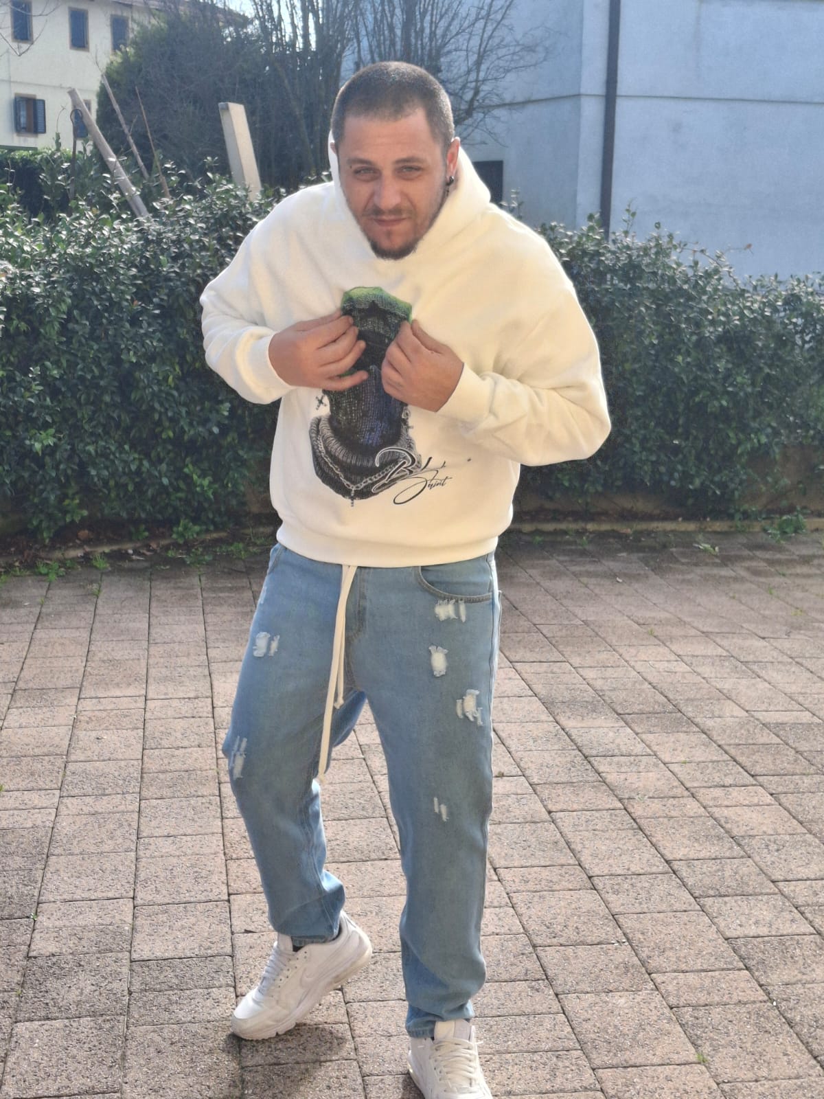 Felpa Street con Cappuccio