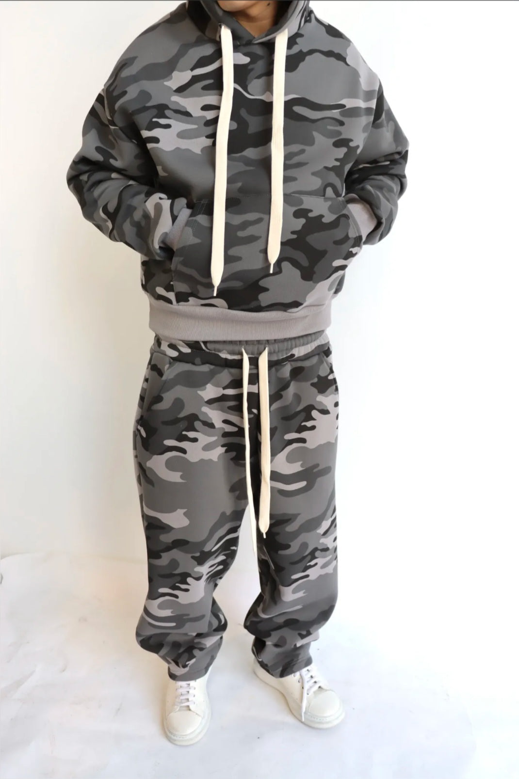 Tuta Completa Camo Grey Streetwear