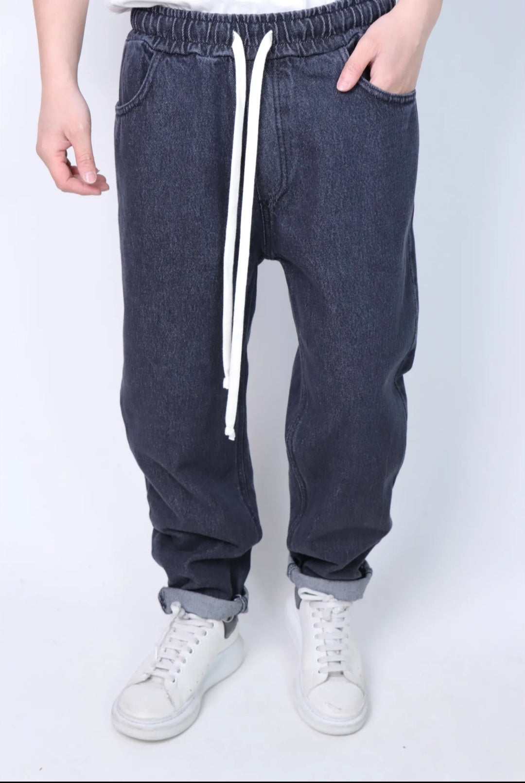 Jeans Blue Washed Vintage Streetwear