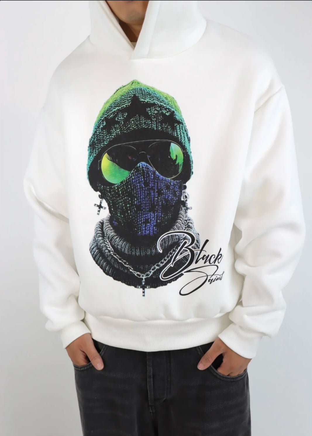 Felpa Black Street con Cappuccio