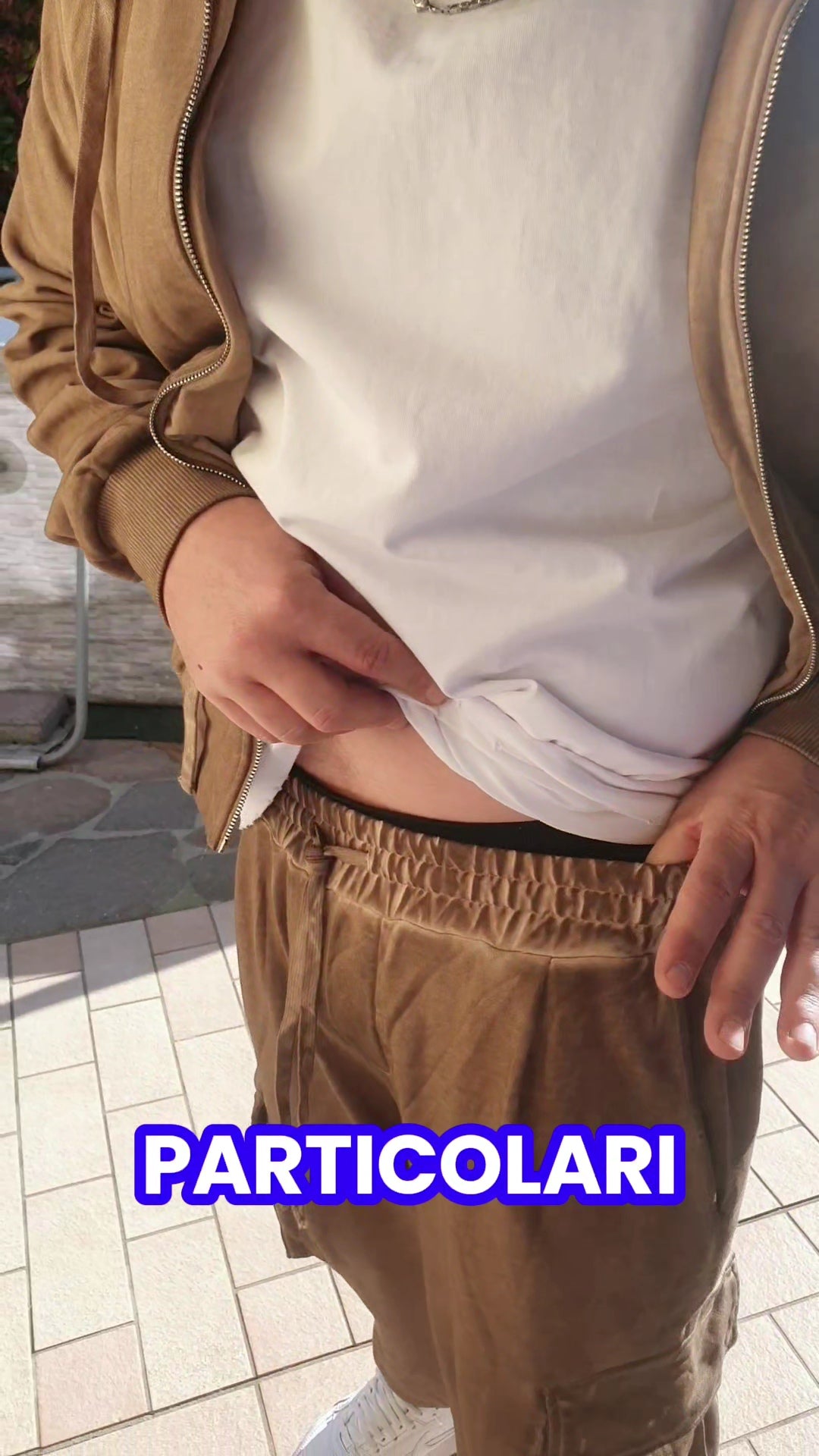 Completo Tuta Streetwear Oversize - Felpa con Zip e Pantaloni Cargo