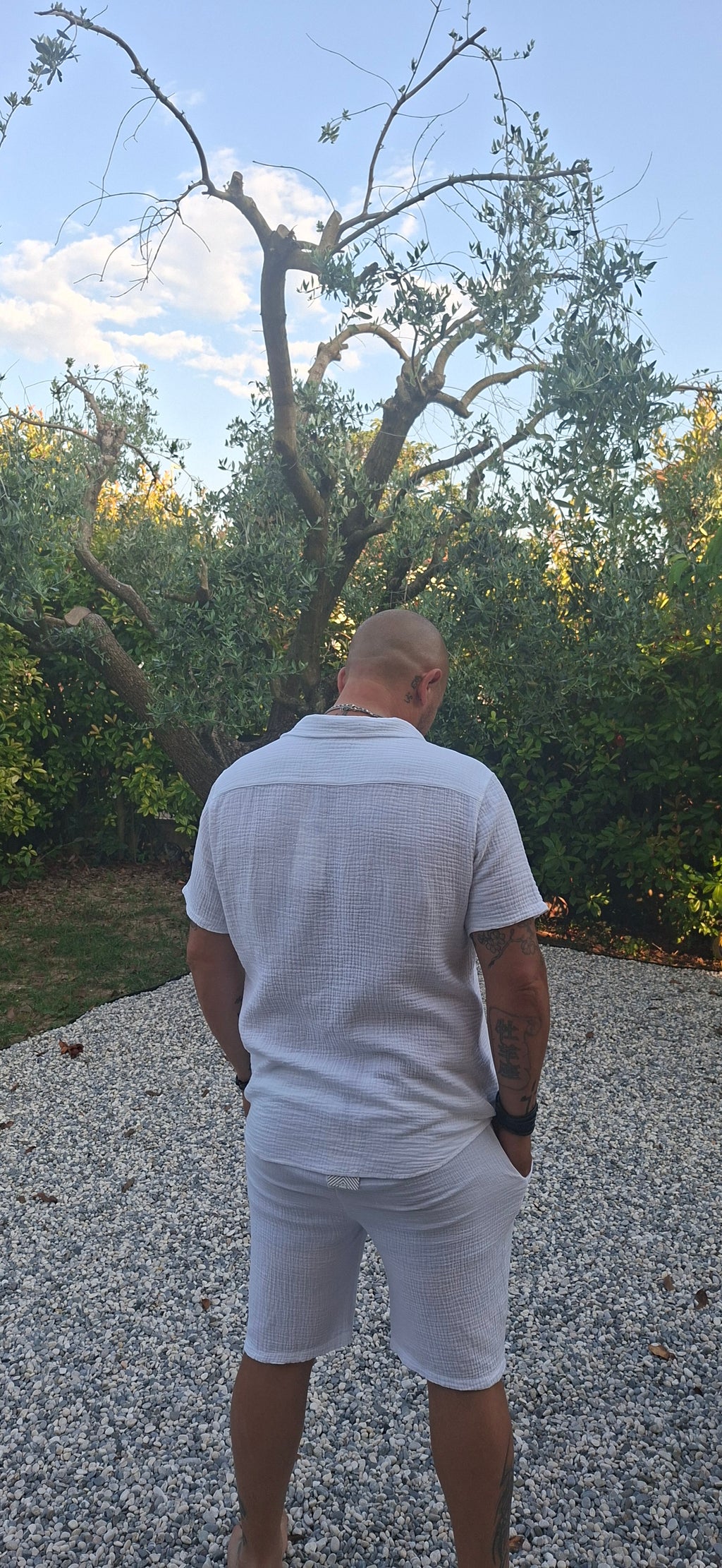 Completo Coordinato Gauze – Camicia + Shorts