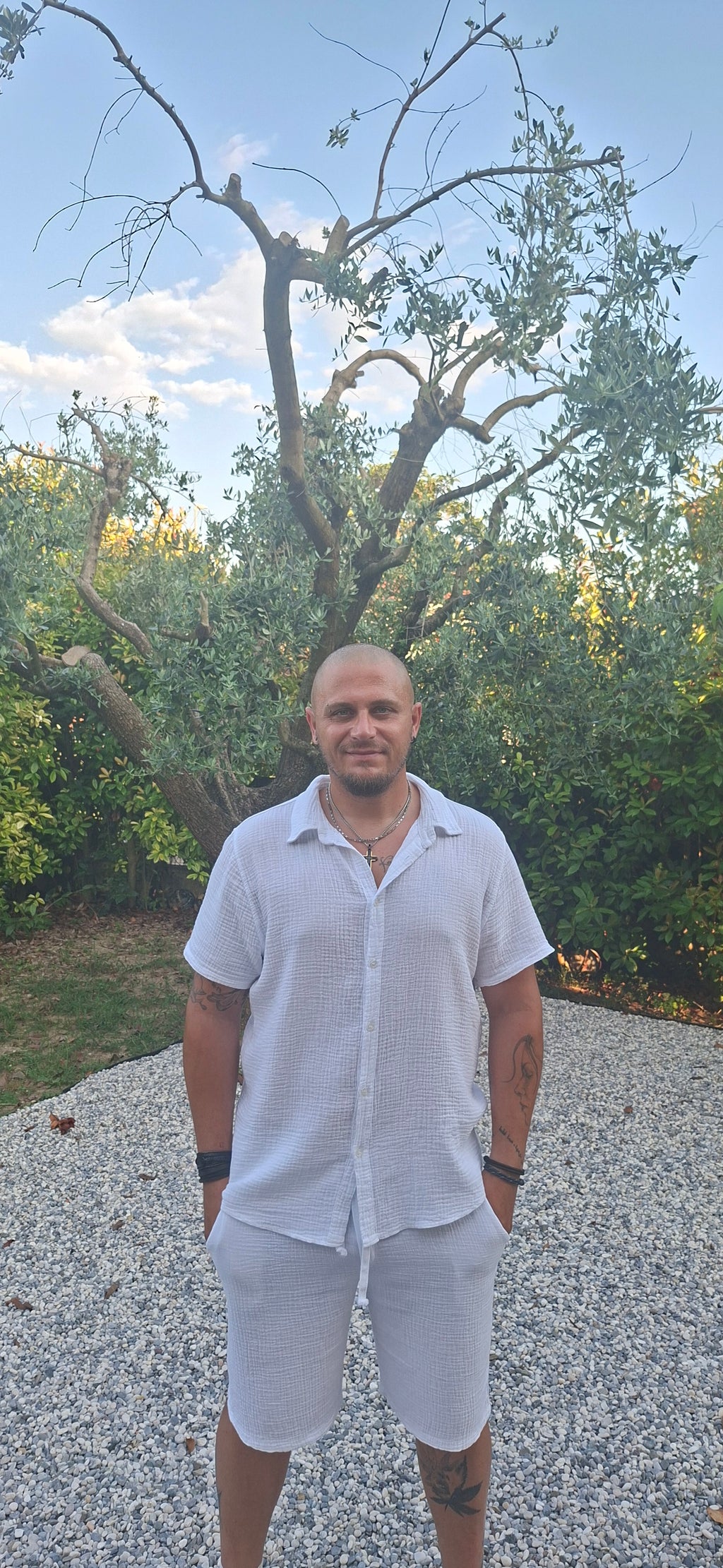 Completo Coordinato Gauze – Camicia + Shorts