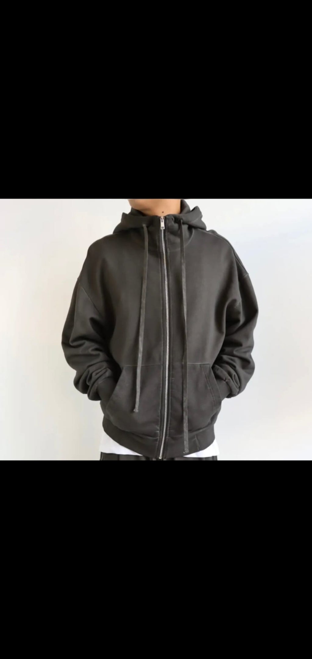 Completo Tuta Streetwear Oversize - Felpa con Zip e Pantaloni Cargo