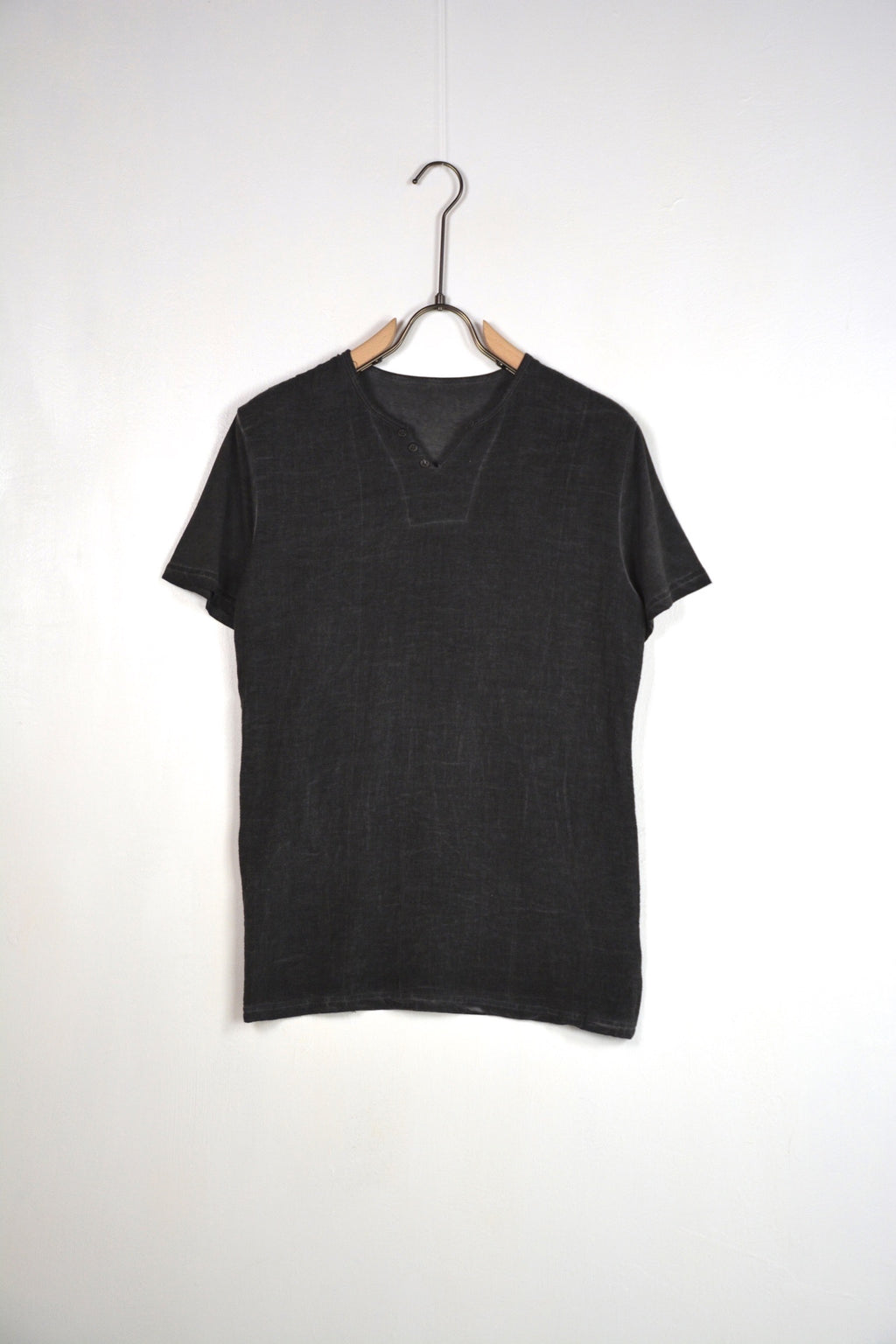 T-Shirt Lino Serafino - Nera e Grigia