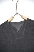 T-Shirt Lino Serafino - Nera e Grigia